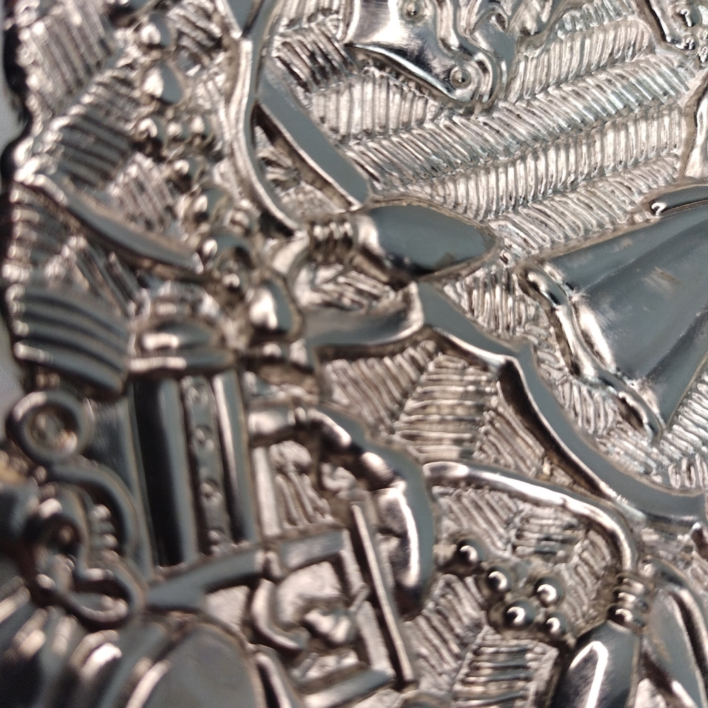 Gorham Lenox Silver Plated Christmas Tree Treat Dish Metal Candy Dish 9x6in - Picture 9 of 16